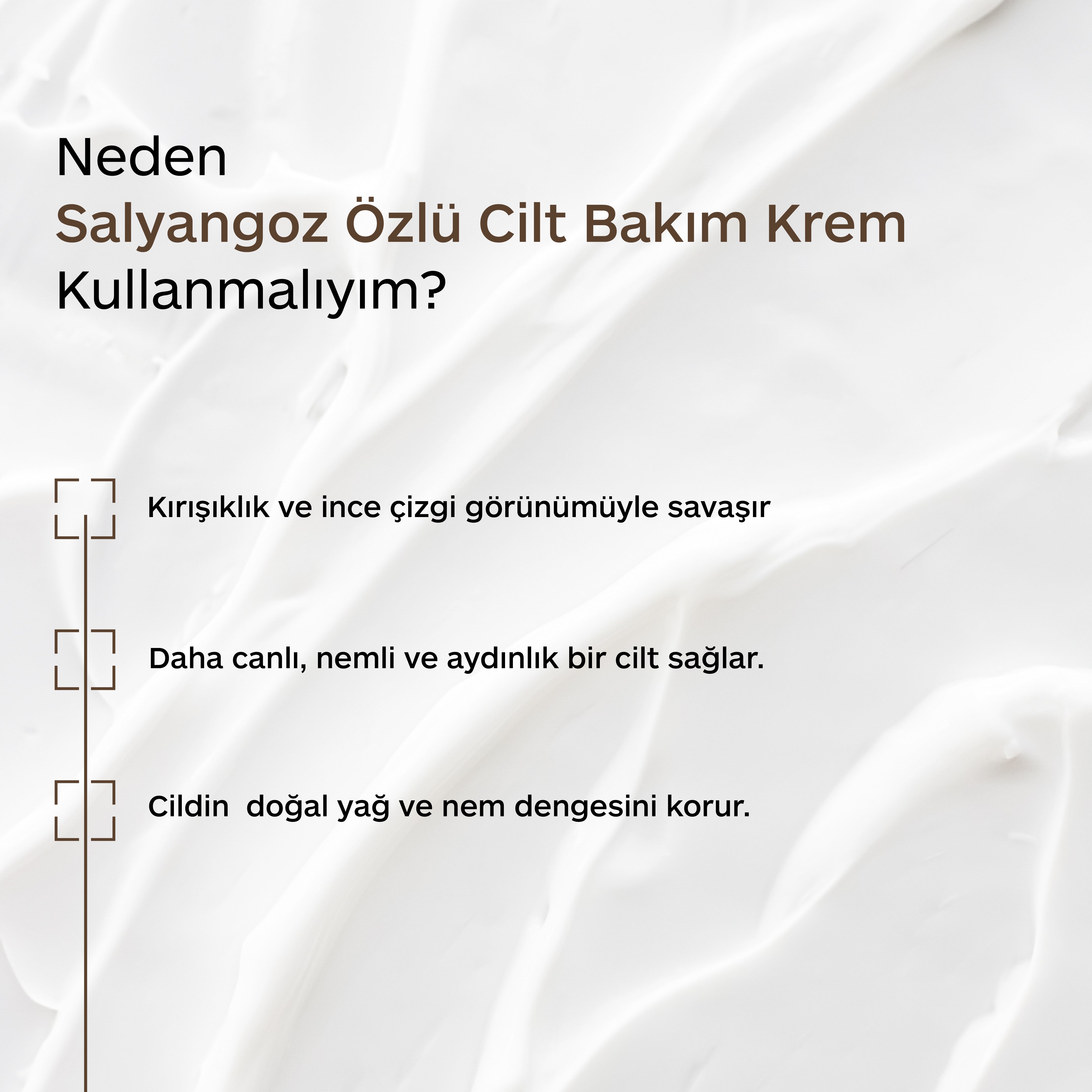 SALYANGOZ ÖZLÜ CİLT BAKIM KREMİ