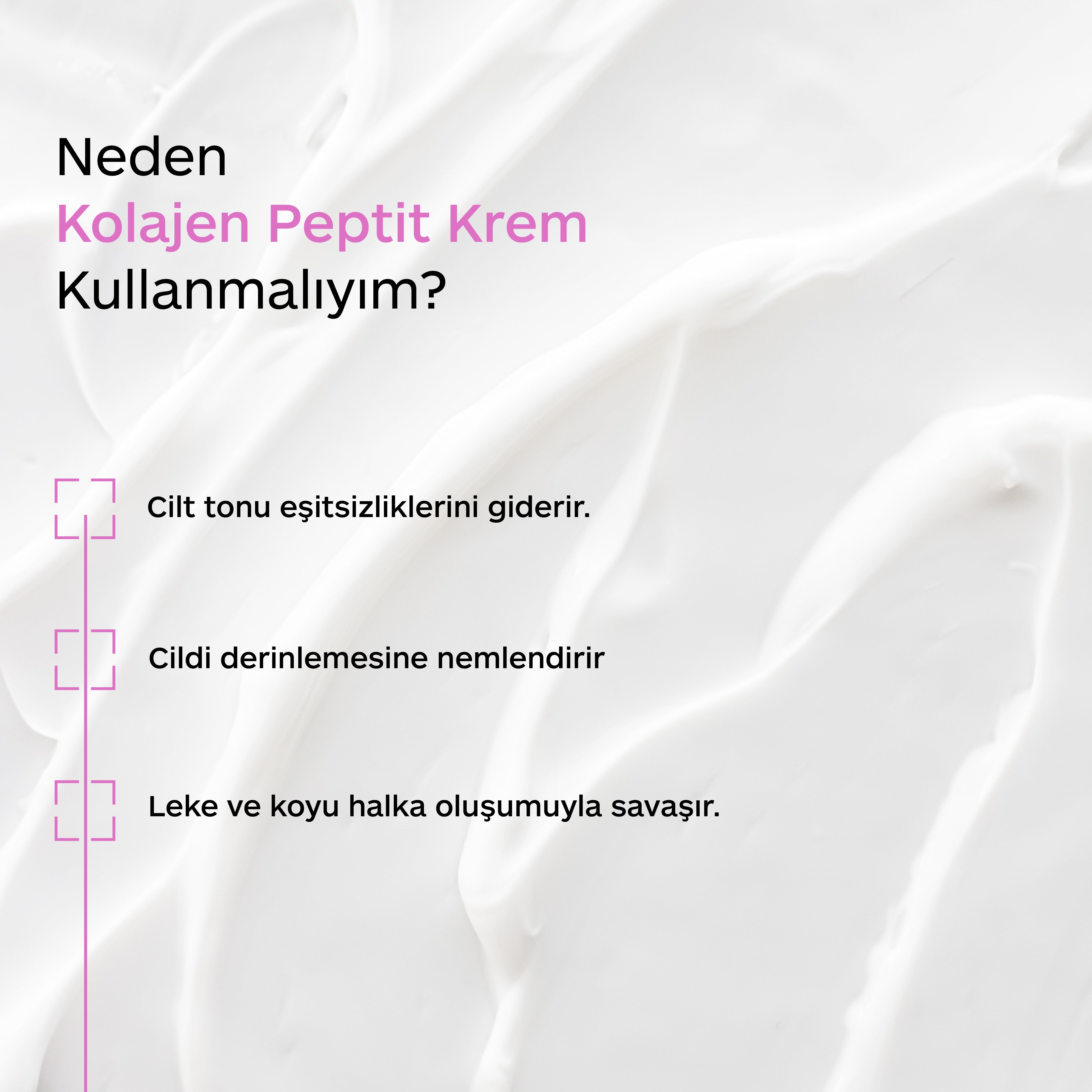 YAŞLANMA KARŞITI KOLAJEN PEPTİT KREM