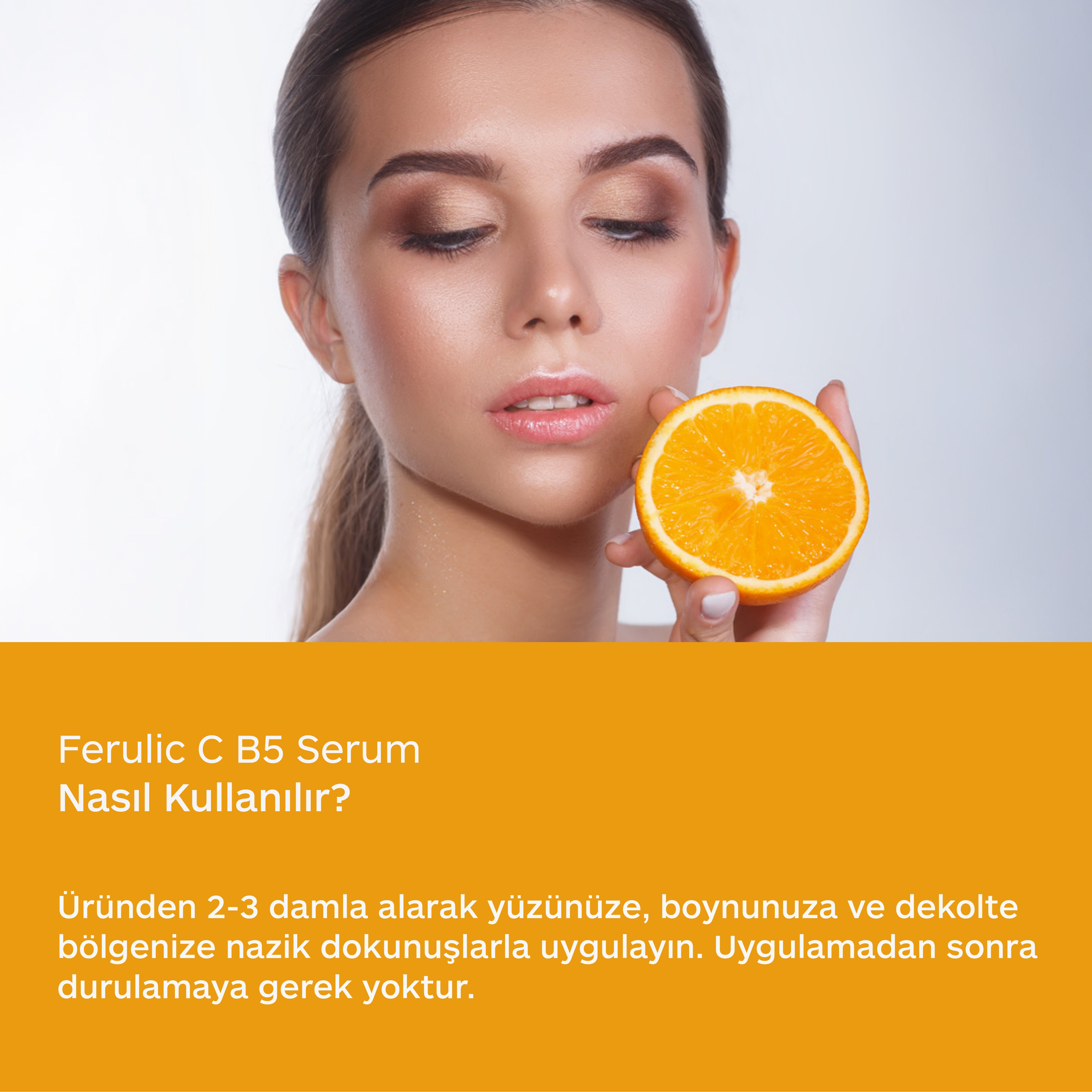C VİTAMİN + FERULIC B5 SERUM - AYDINLATICI ETKİLİ