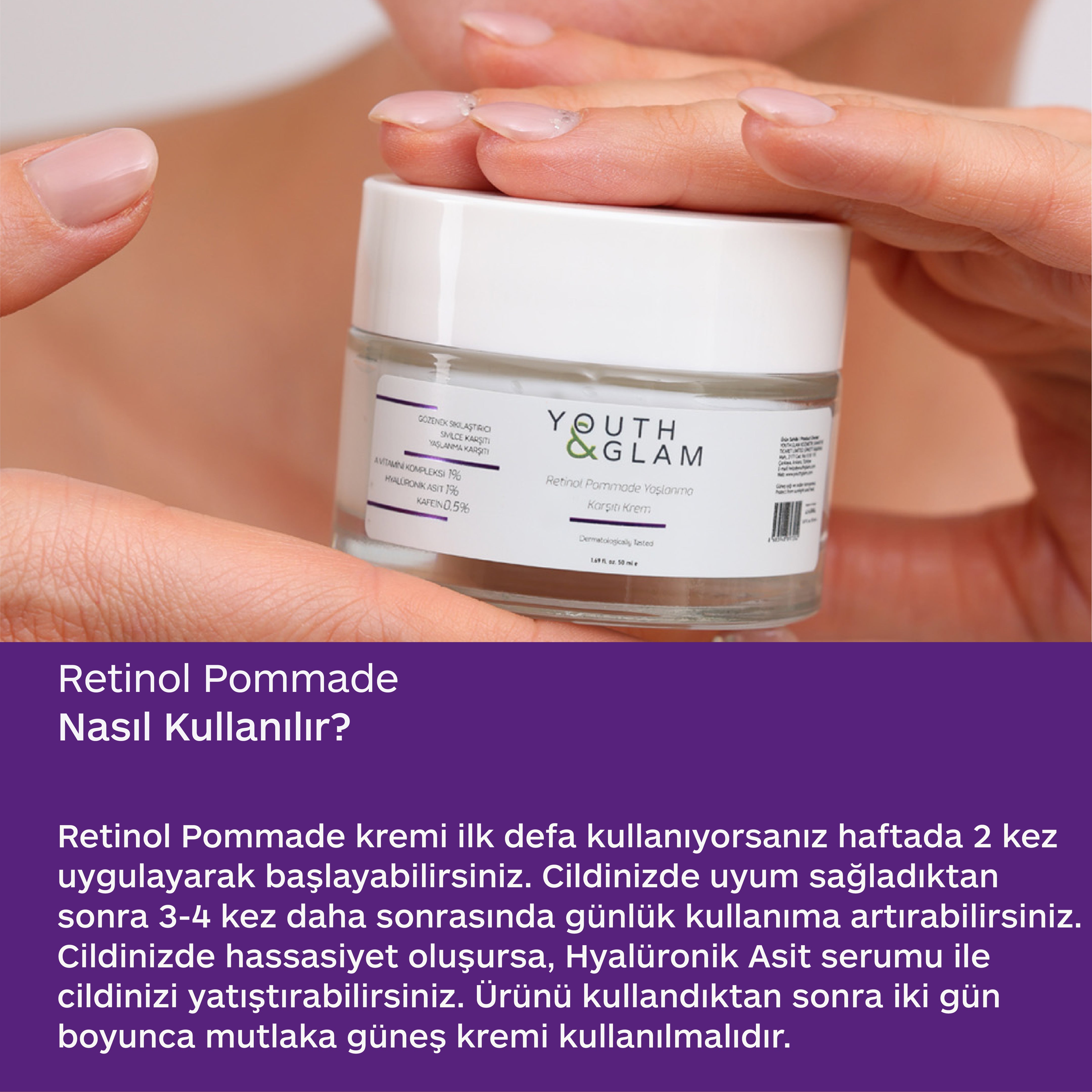 RETİNOL POMMADE GÖZENEK SIKILAŞTIRICI KREM